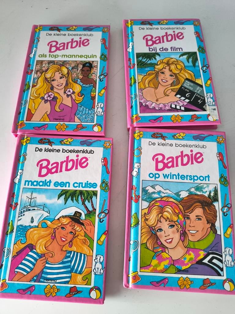 Barbie Boekenclub Boekjes - Set van 4, Ophalen of Verzenden, Gelezen, Hemma, Fictie algemeen