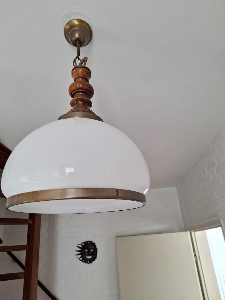 Hanglamp, Ophalen, Gebruikt, Klassiek, Glas