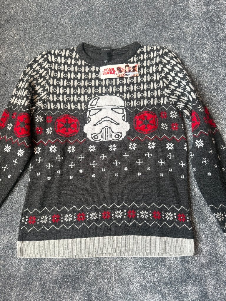 Star Wars kersttrui Stormtrooper 12-13 jaar nieuwstaat, Ophalen of Verzenden, Nieuw, Actiefiguurtje