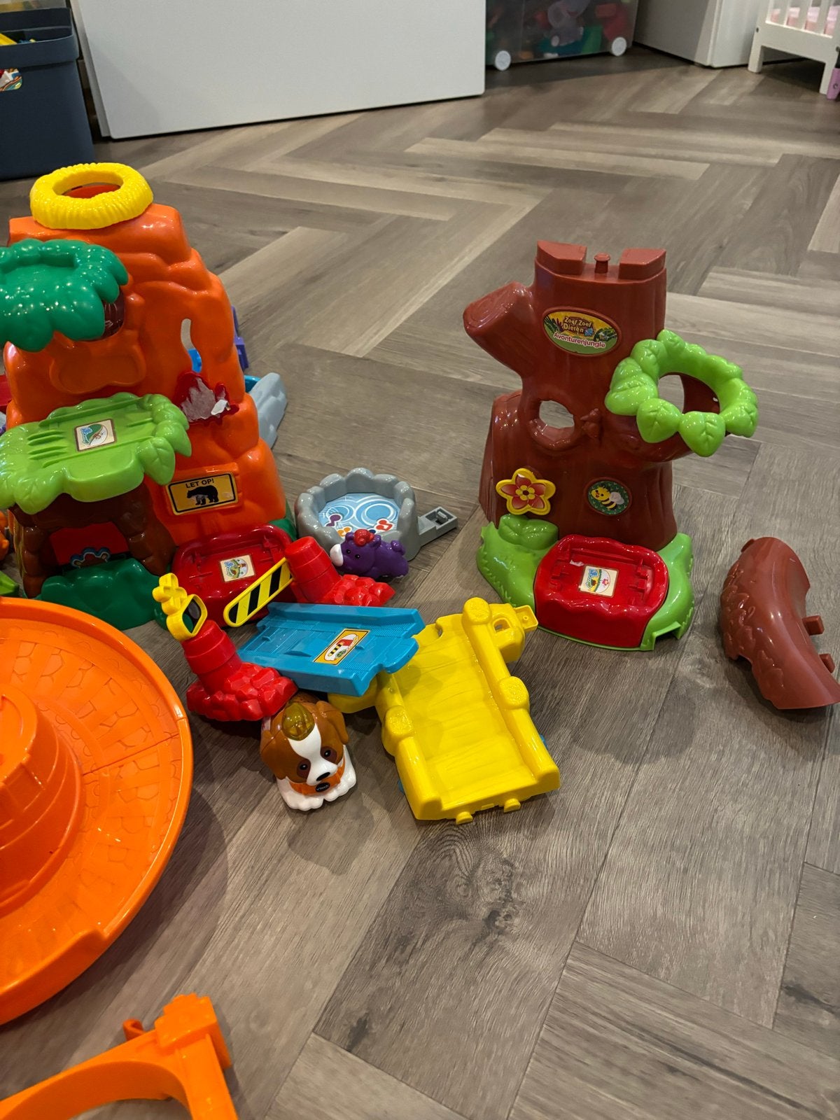 Grote set VTech Toet Toet Auto's en Zoef Zoef Dieren, Ophalen of Verzenden, Gebruikt, Jongen of Meisje
