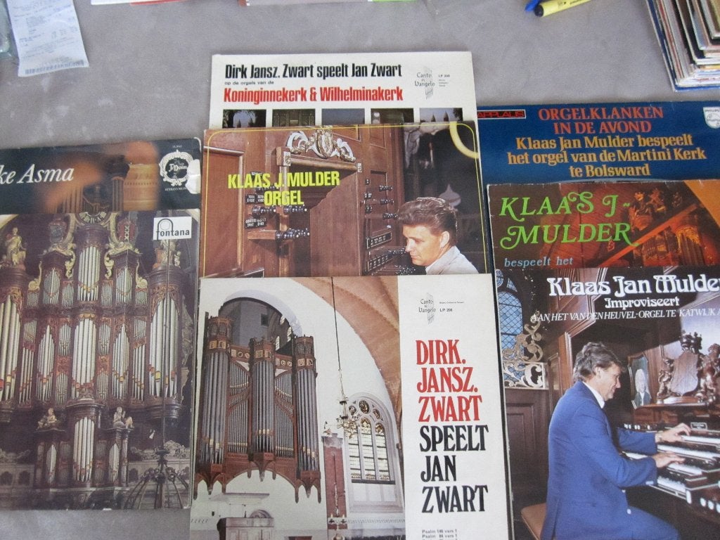 40 x Instrumentaal orgelmuziek, Psalmen & Gezangen + Pickup, LP, Gebruikt, Overige componisten, 12 inch