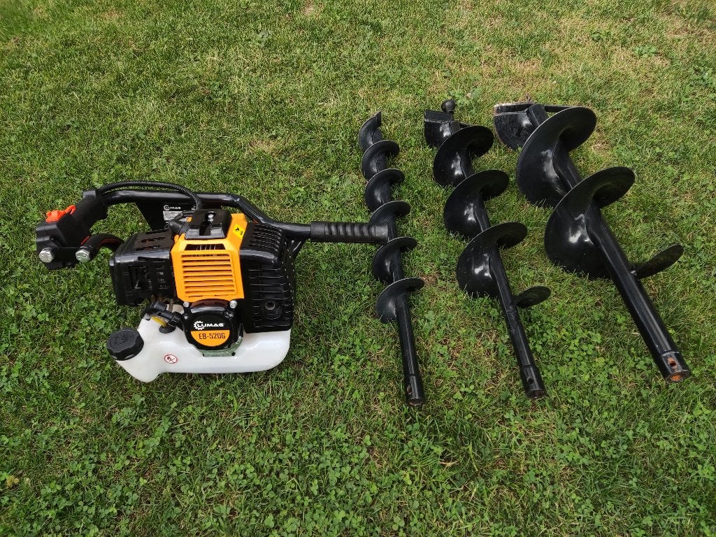 LUMAG motorgrondboor (EB520G, 3 pk, inclusief 3 boren!), Grondboor, Lumag, Zo goed als nieuw, Lumag