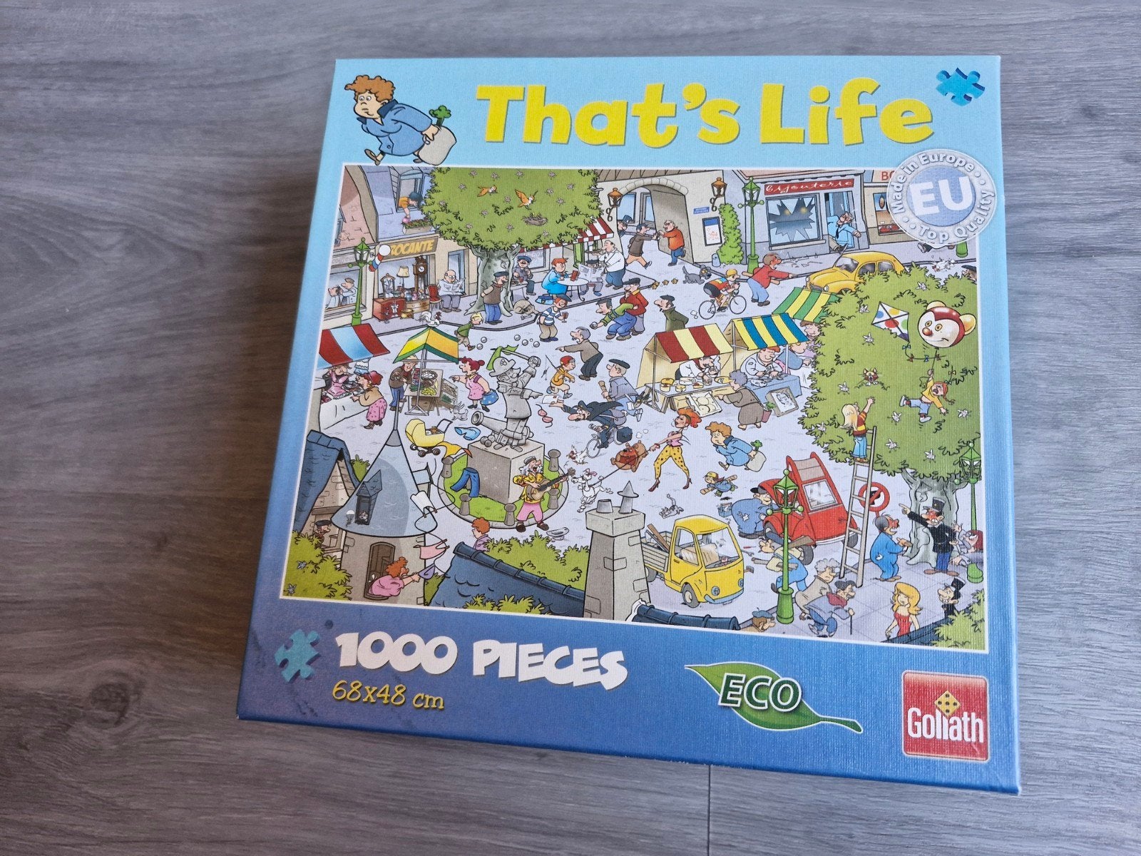 That's Life legpuzzel 1000 stukjes Goliath, Ophalen of Verzenden, 500 t/m 1500 stukjes, Gebruikt, Legpuzzel