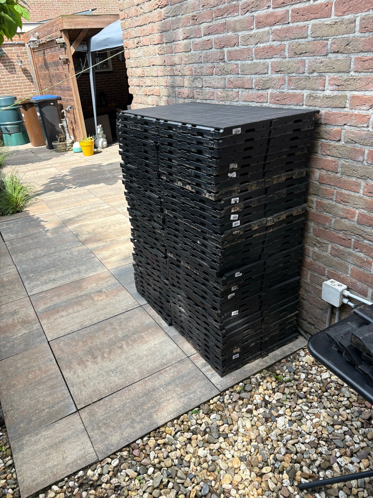 Isabella Floor tenttegels - 66 stuks met randen, Ophalen, Gebruikt