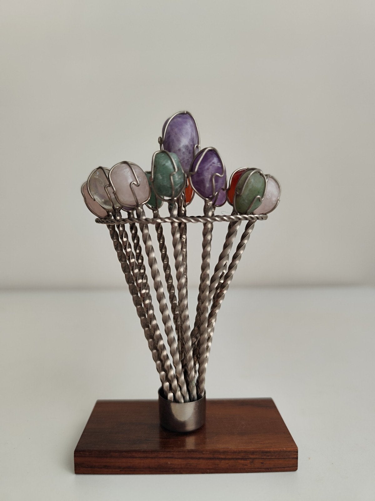 Decoratieve cocktailprikkers met edelstenen, Sieraden, Tassen en Uiterlijk, Ophalen of Verzenden, Gebruikt