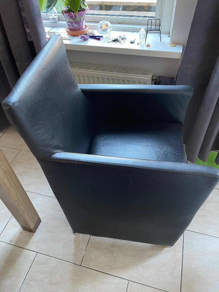 Bert Plantagie stoelen type Shadow, Huis en Inrichting, Stoelen, Ophalen, Gebruikt, Zwart, Vijf, Zes of meer stoelen