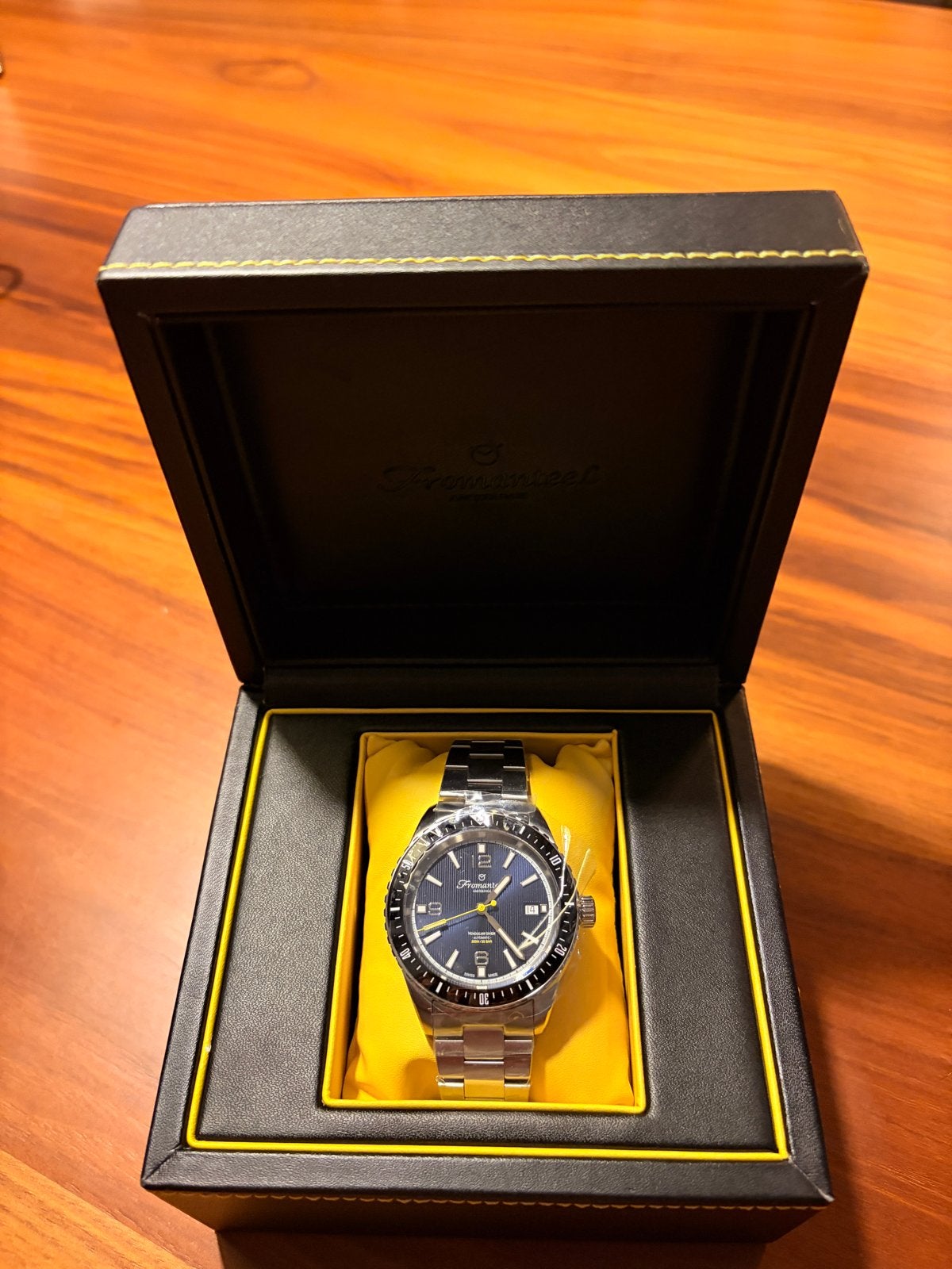 Fromanteel Amsterdam Pendulum Diver - nieuw in verpakking, Overige merken, Staal, Staal, Polshorloge