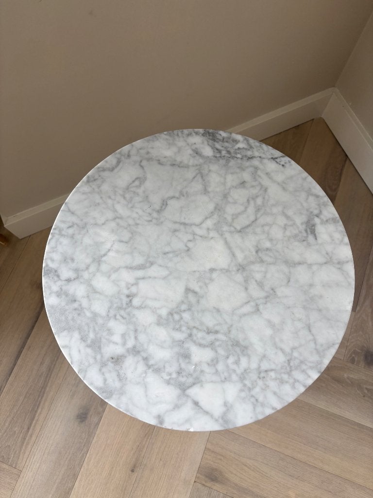 Bijzettafel, Minder dan 55 cm, Rond, Zo goed als nieuw, Ophalen
