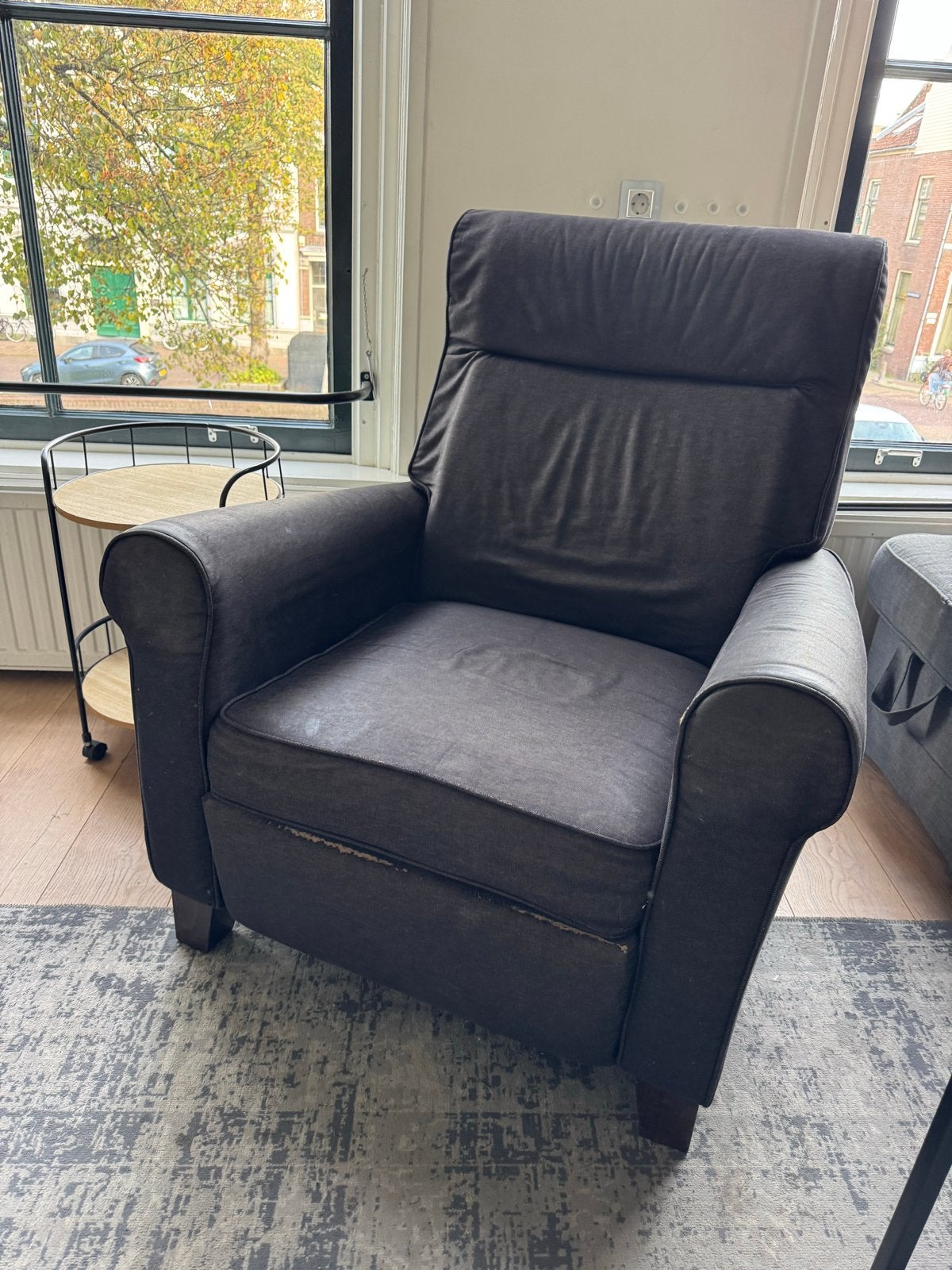 GRATIS Comfortabele Relaxfauteuil IKEA Marken, Ophalen, Gebruikt, 75 tot 100 cm, Stof