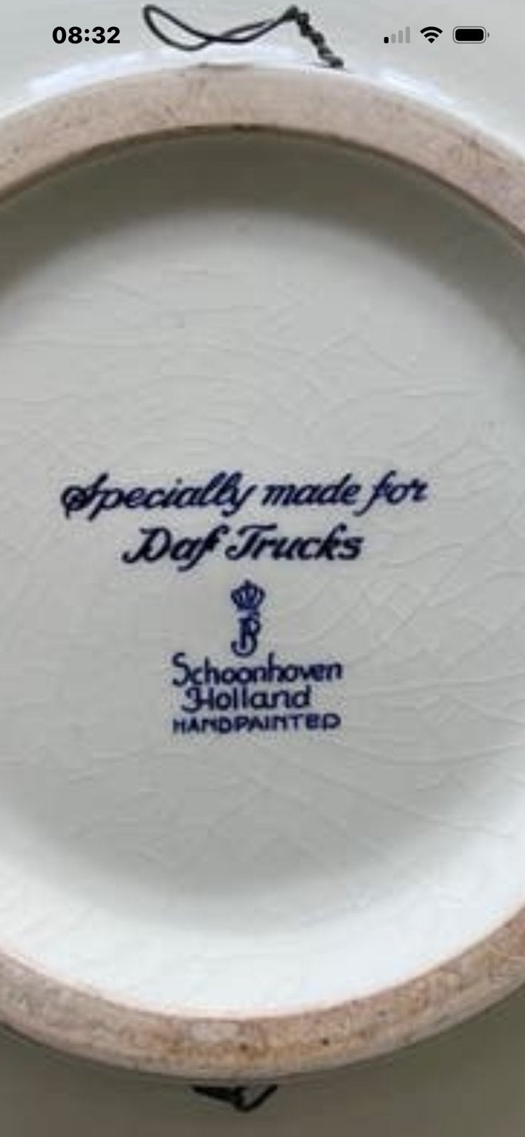 DAF Trucks Delfts Blauw Wandbord - Wagenmaker, Ophalen of Verzenden