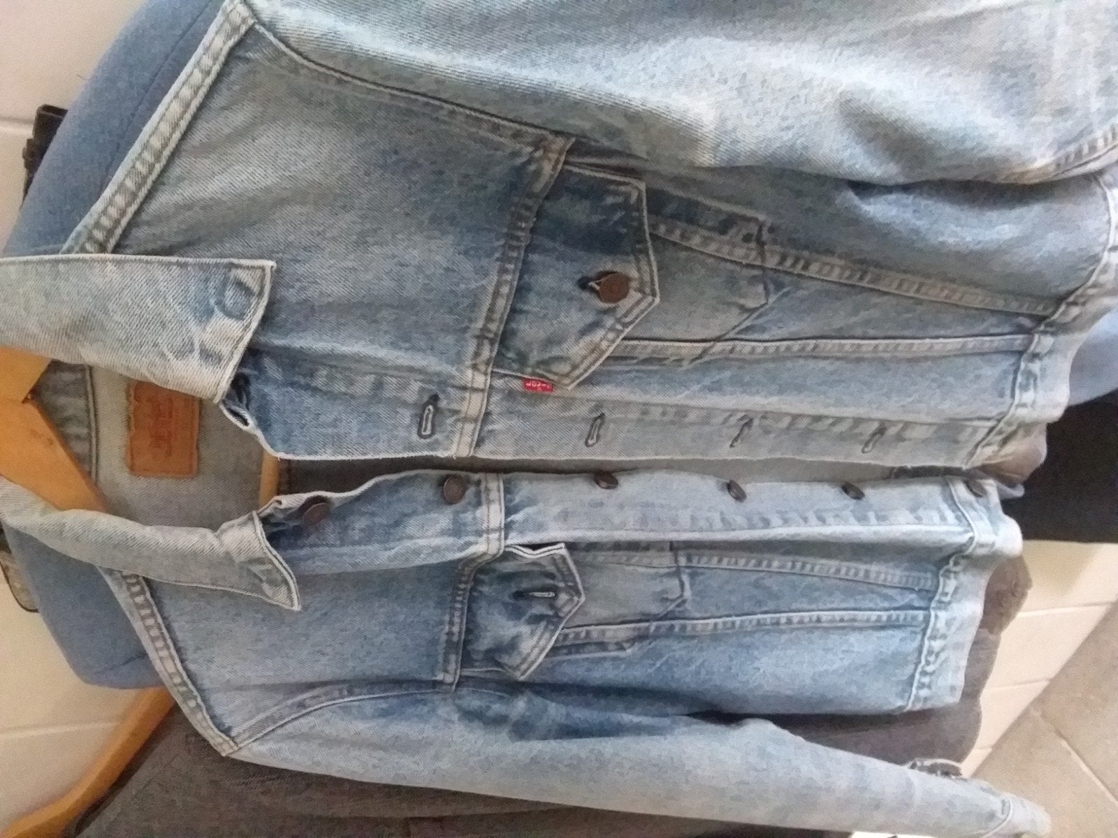 Kleding  heren, Ophalen, Blauw, W33 - W34 (confectie 48/50)