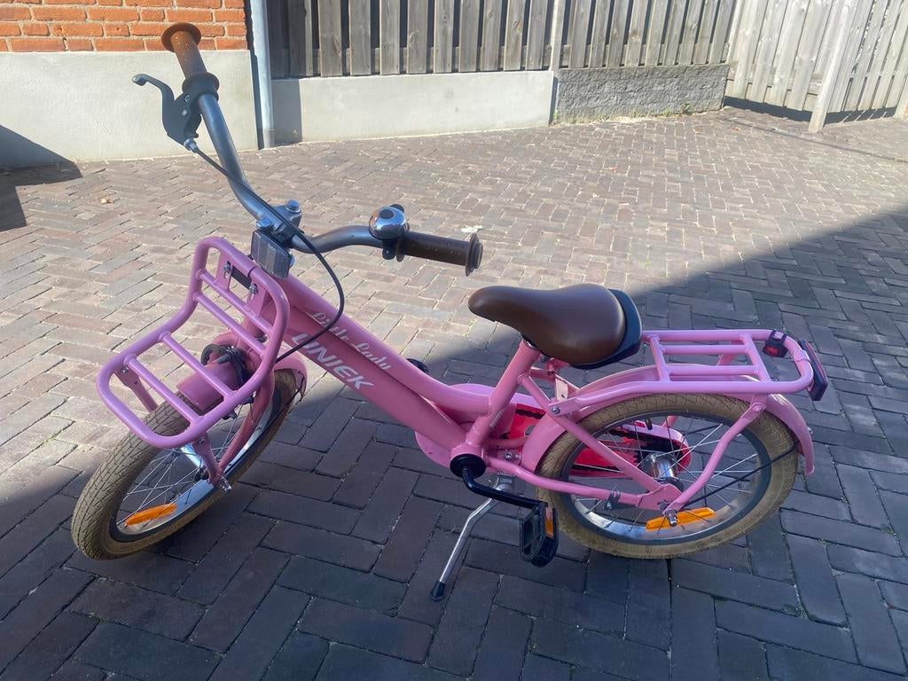 Meisjes fiets 14 inch, Ophalen, Zo goed als nieuw, Minder dan 16 inch