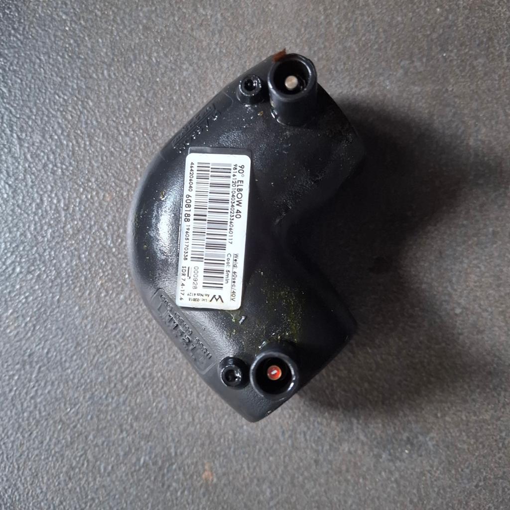 18 stuks 90 graden knie elektrosok 40mm PN16, Ophalen of Verzenden, Nieuw, Minder dan 2 meter, Overige typen