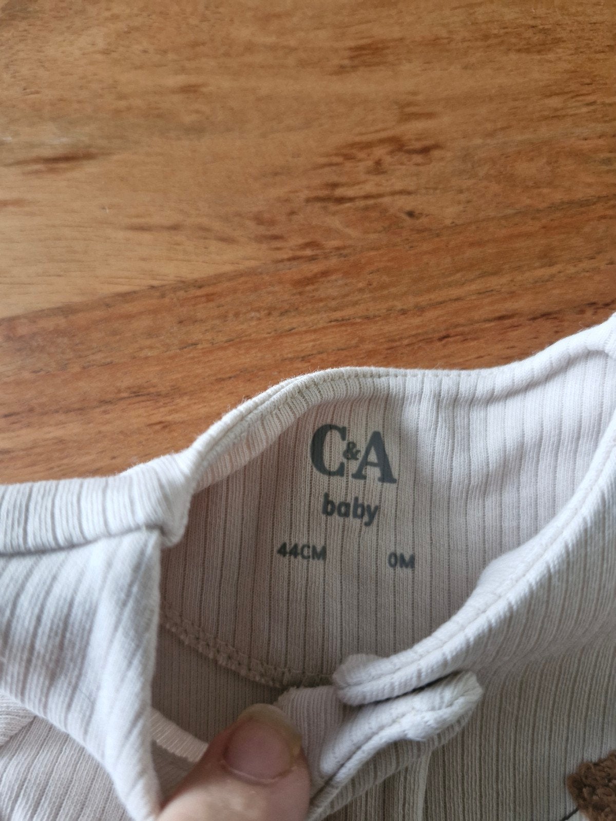 Beige pakje met egel en voetjes maat 44, C&A baby, Jongetje of Meisje, Onbekend, Ophalen of Verzenden