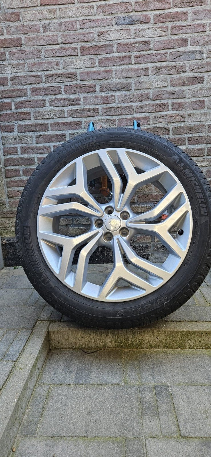 4 Land Rover Velgen met Michelin Latitude Tour HP Band (21 i, Ophalen, Gebruikt, 265 mm, Banden en Velgen