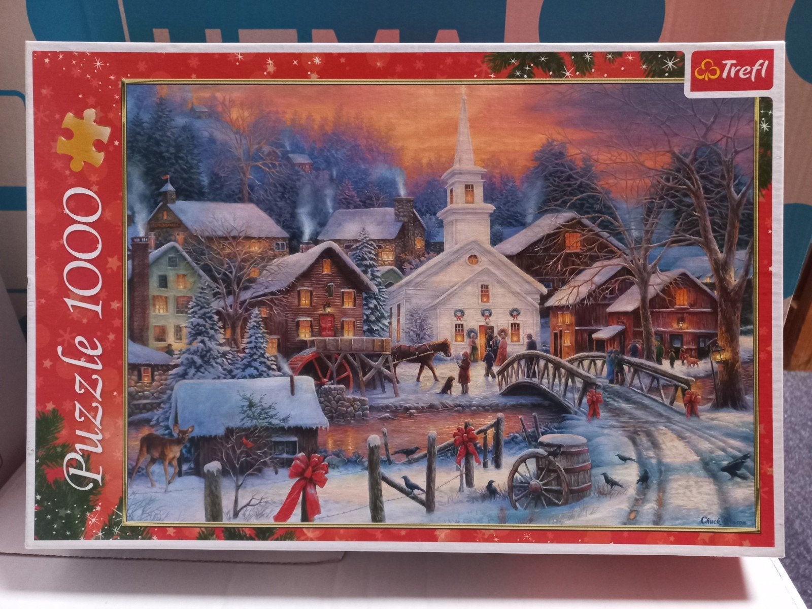 Trefl - White Christmas, Ophalen of Verzenden, 500 t/m 1500 stukjes, Zo goed als nieuw