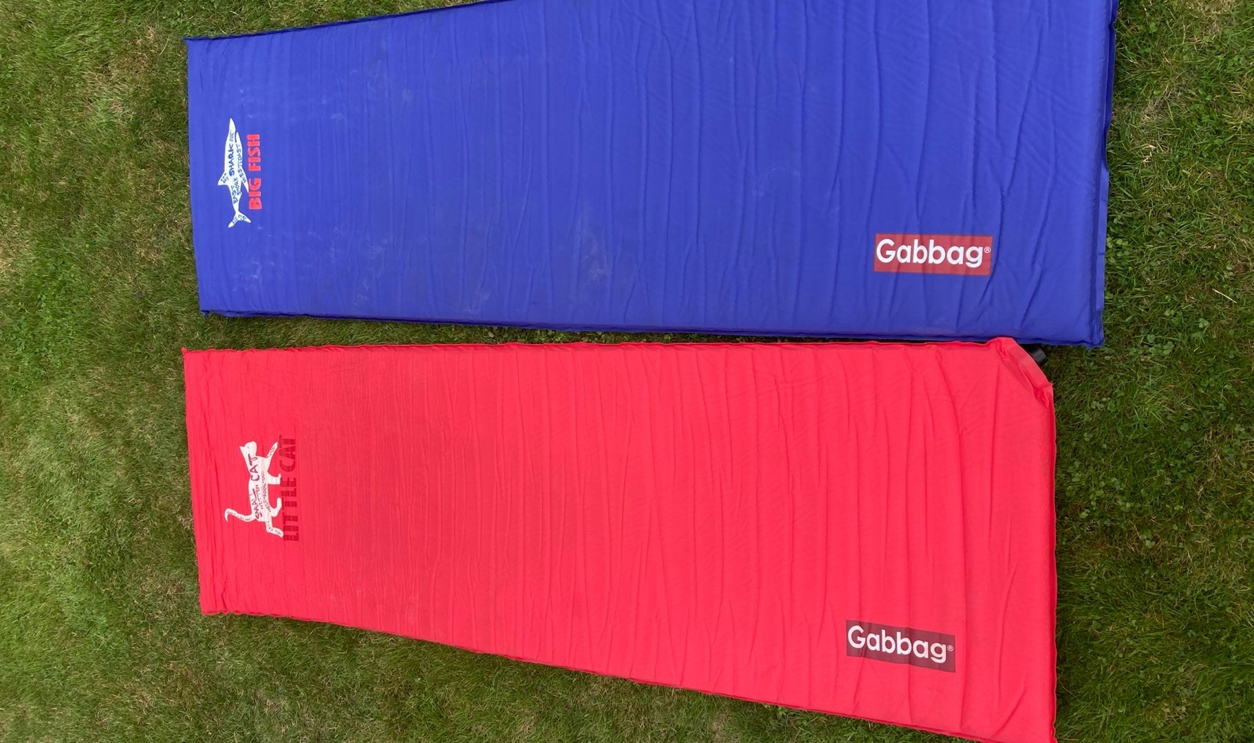 Gabbag Zelfopblaasbare Slaapmat Kind Roze/Blauw (2 stuks), Caravans en Kamperen, Ophalen of Verzenden, Gebruikt