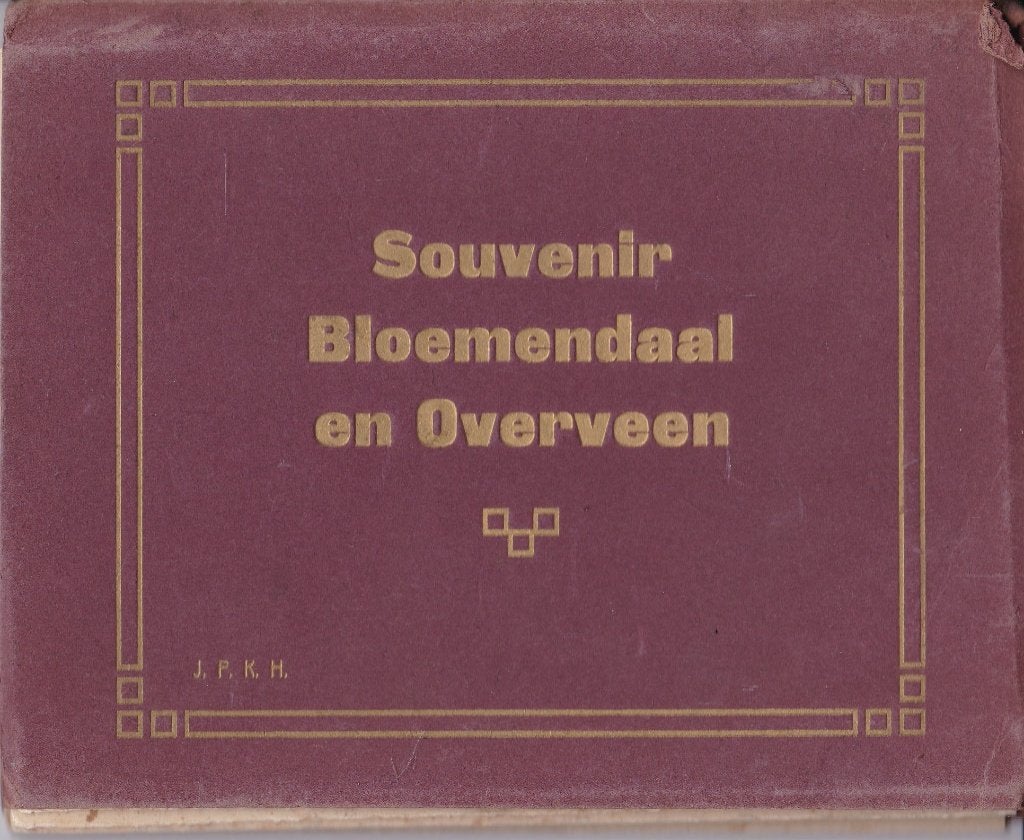 Souvenir Bloemendaal en Overveen, Ophalen of Verzenden, Gelezen