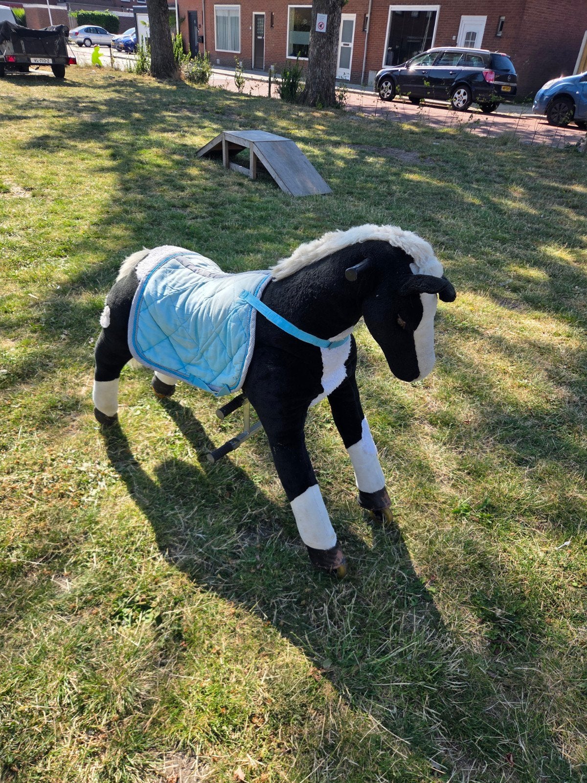 Loop Paard Zwart-Wit - Zo goed als nieuw, Ophalen, Zo goed als nieuw, Overige typen