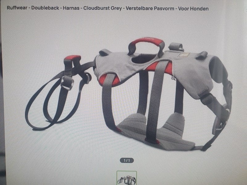 honden tuig of harnas, Ruffwear Attach, Overige merken, Ophalen of Verzenden, Zo goed als nieuw, Hondentuig