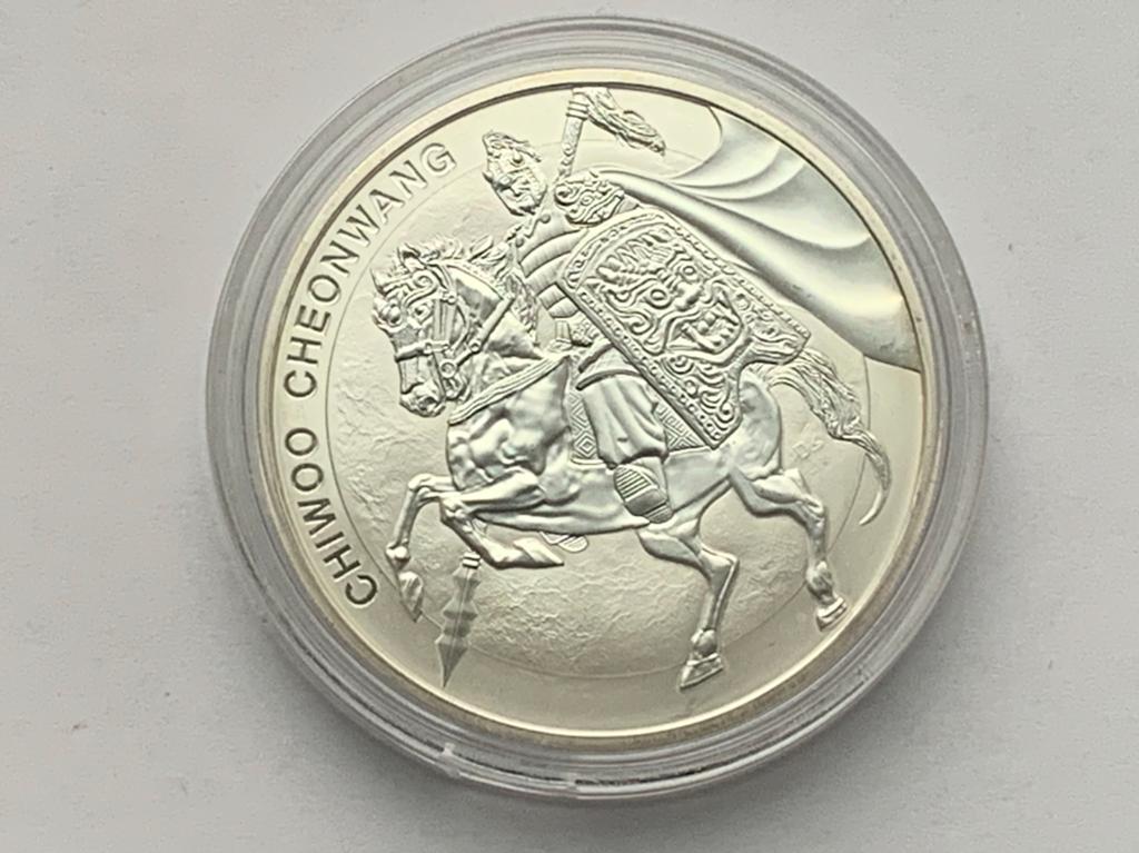 Prachtige 1 oz zilveren munt uit korea jaar 2017, Ophalen of Verzenden, Zilver