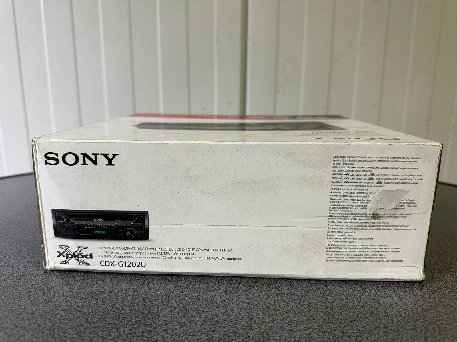 Sony CDX-G1202U - CD/MP3/USB Autoradio, Ophalen of Verzenden, Zo goed als nieuw