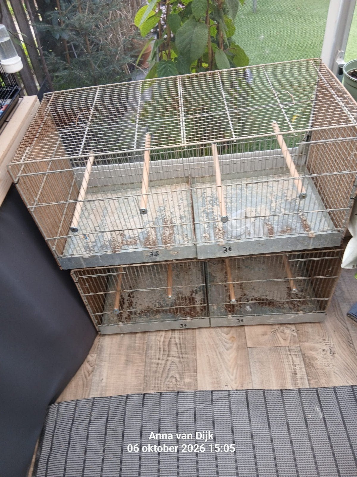 2 broedkooien, Ophalen, Aluminium, Broedkooi of Kweekkooi