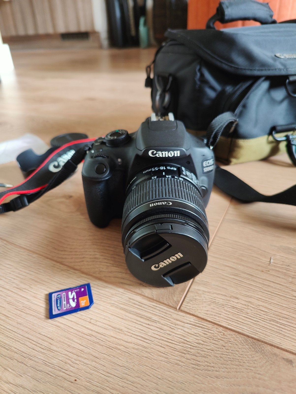 Canon EOS 1200D Spiegelreflexcamera met accessoires, Audio, Tv en Foto, Fotocamera's Digitaal, Spiegelreflex, Canon, Geheugenkaart