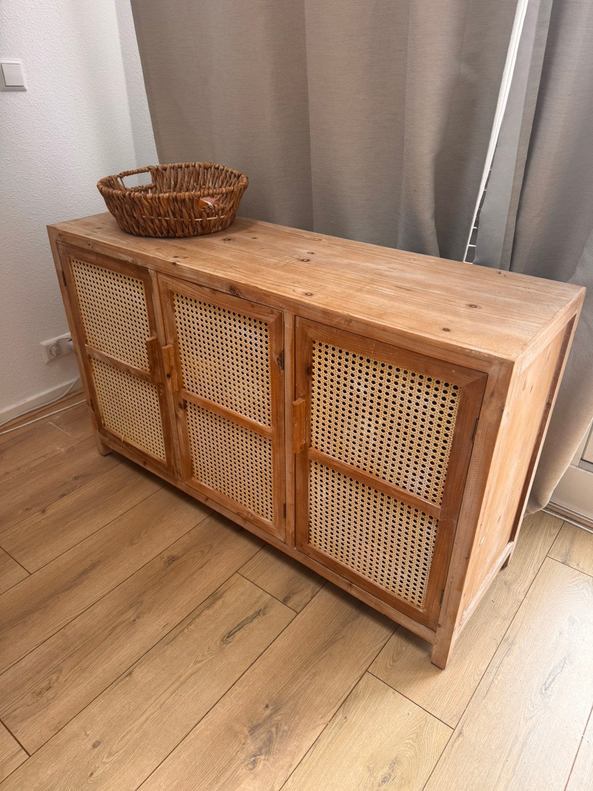 Rotan kast, 100 tot 150 cm, Ophalen of Verzenden, Zo goed als nieuw, 25 tot 50 cm