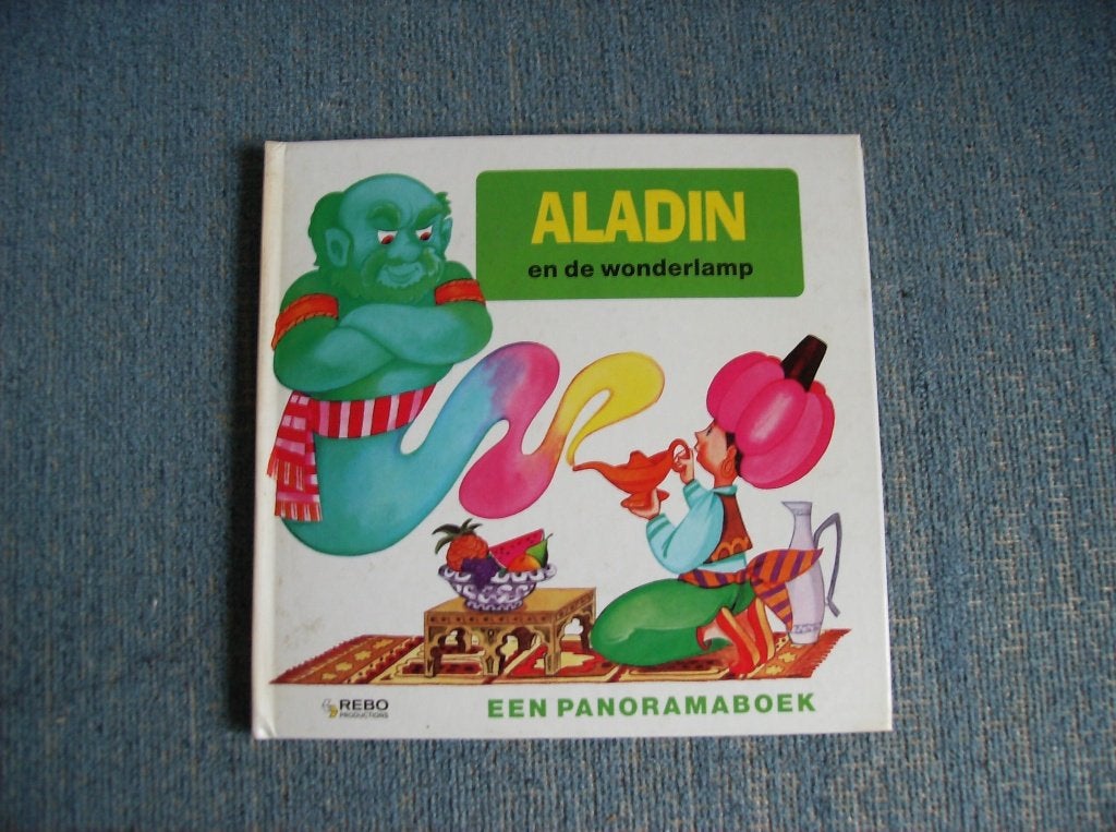 POP UP BOEK, ALADIN,   UITGEVERIJ REBO 1992, GOEDE STAAT, Ophalen of Verzenden, Zo goed als nieuw, Fictie algemeen