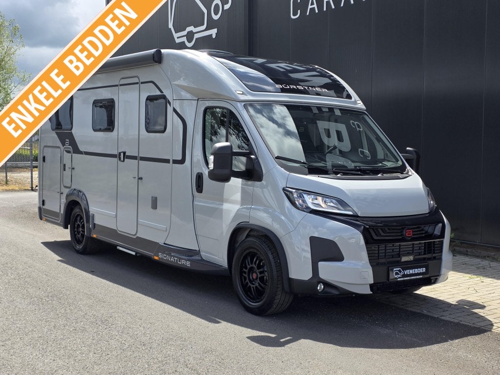 Bürstner Signature SFT 7.0, Caravans en Kamperen, Automaat, Ringverwarming, Fiat, Hordeur