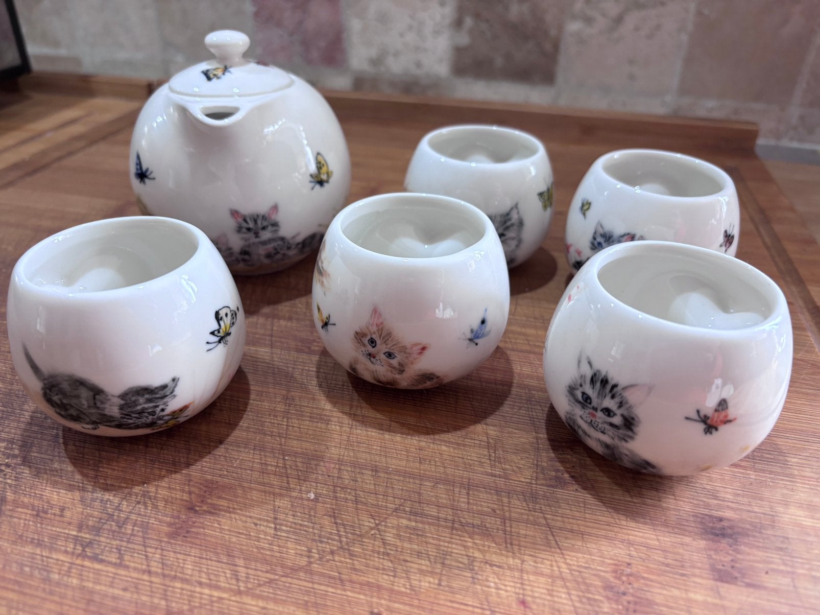 (Kinder) thee servies, Huis en Inrichting, Keuken | Servies, Ophalen, Zo goed als nieuw, Porselein, Overige stijlen