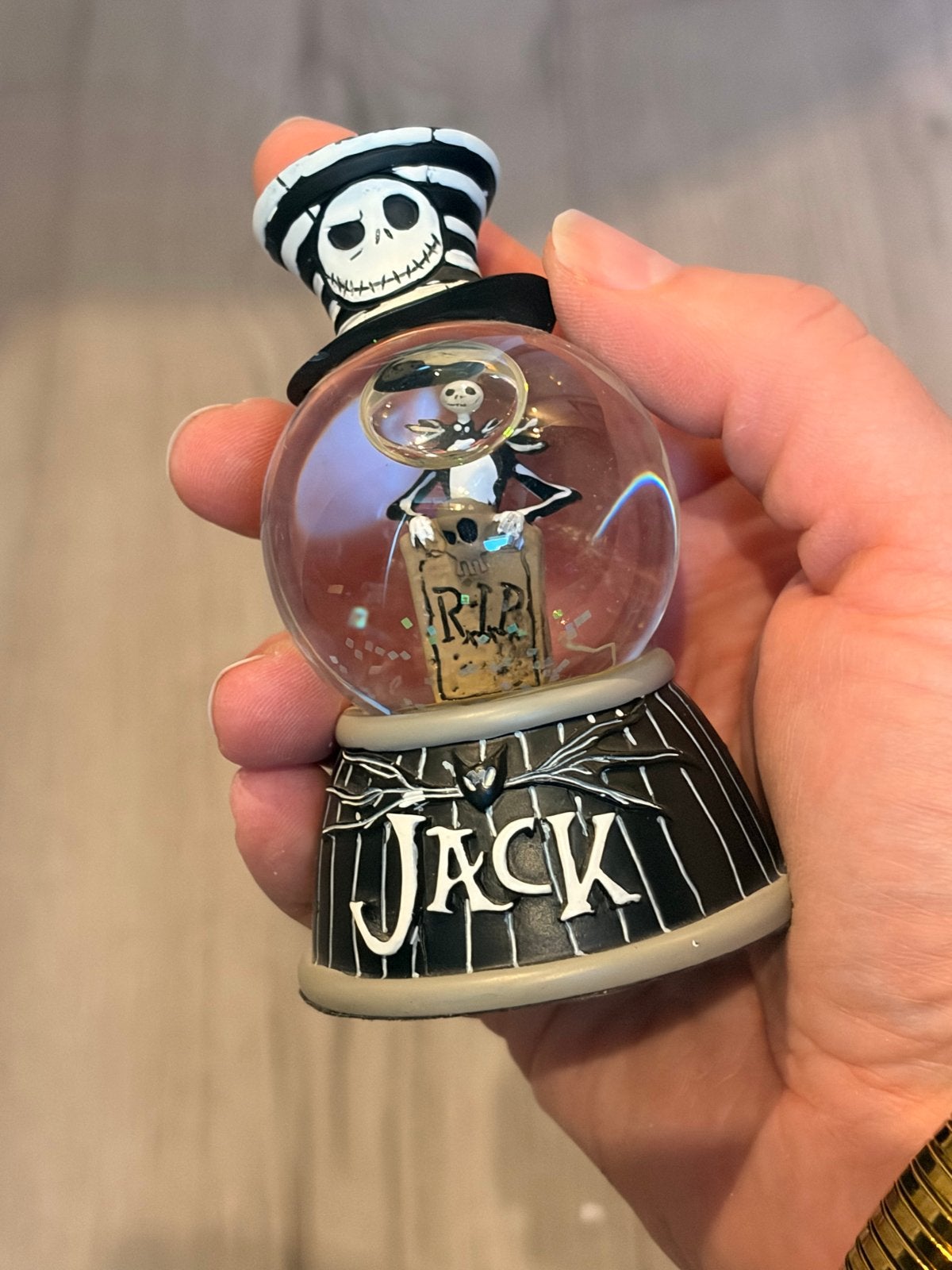 Mini sneeuwbol Jack Skellington - Disneyland Parijs, Verzamelen, Beelden en Beeldjes, Ophalen of Verzenden, Gebruikt, Fantasy