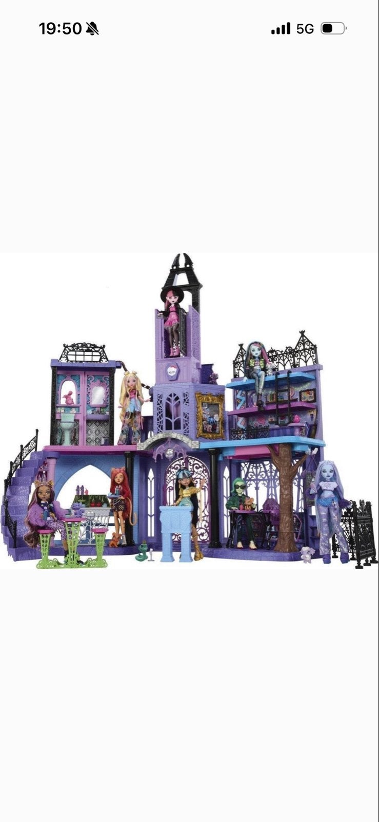 Monster High Haunted High School, Ophalen, Gebruikt, Poppenhuis