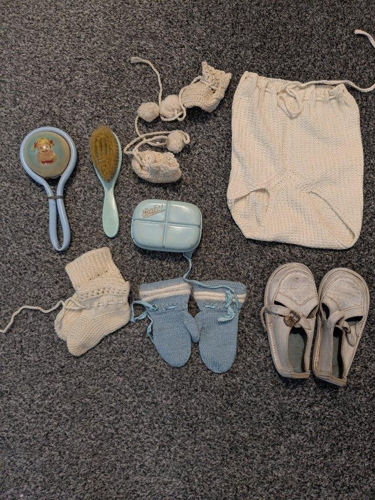 Retro babyspullen jaren 50, Ophalen of Verzenden, Gebruikt