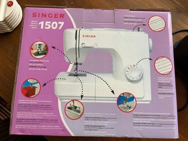 SINGER Naaimachine 1507 nieuw in doos!, Ophalen, Nieuw, Naaimachine, Singer