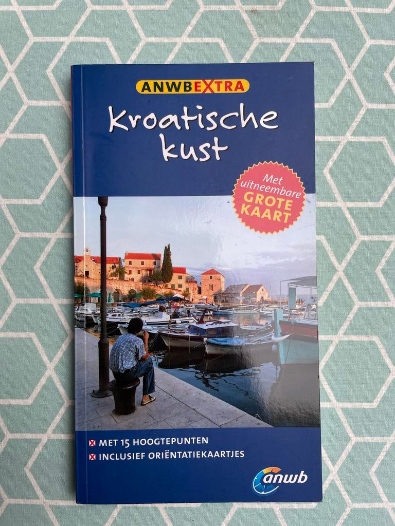 ANWB Extra Kroatische Kust Reisgids, Boeken, Reisgidsen, Zo goed als nieuw, Reisgids of -boek, Europa, ANWB, Ophalen of Verzenden
