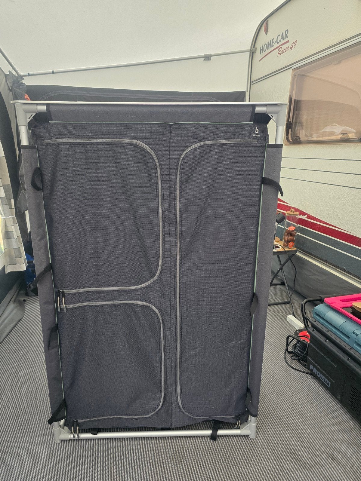 Campingkast - Opvouwbare Opbergkast voor Tent/Voortent, Ophalen