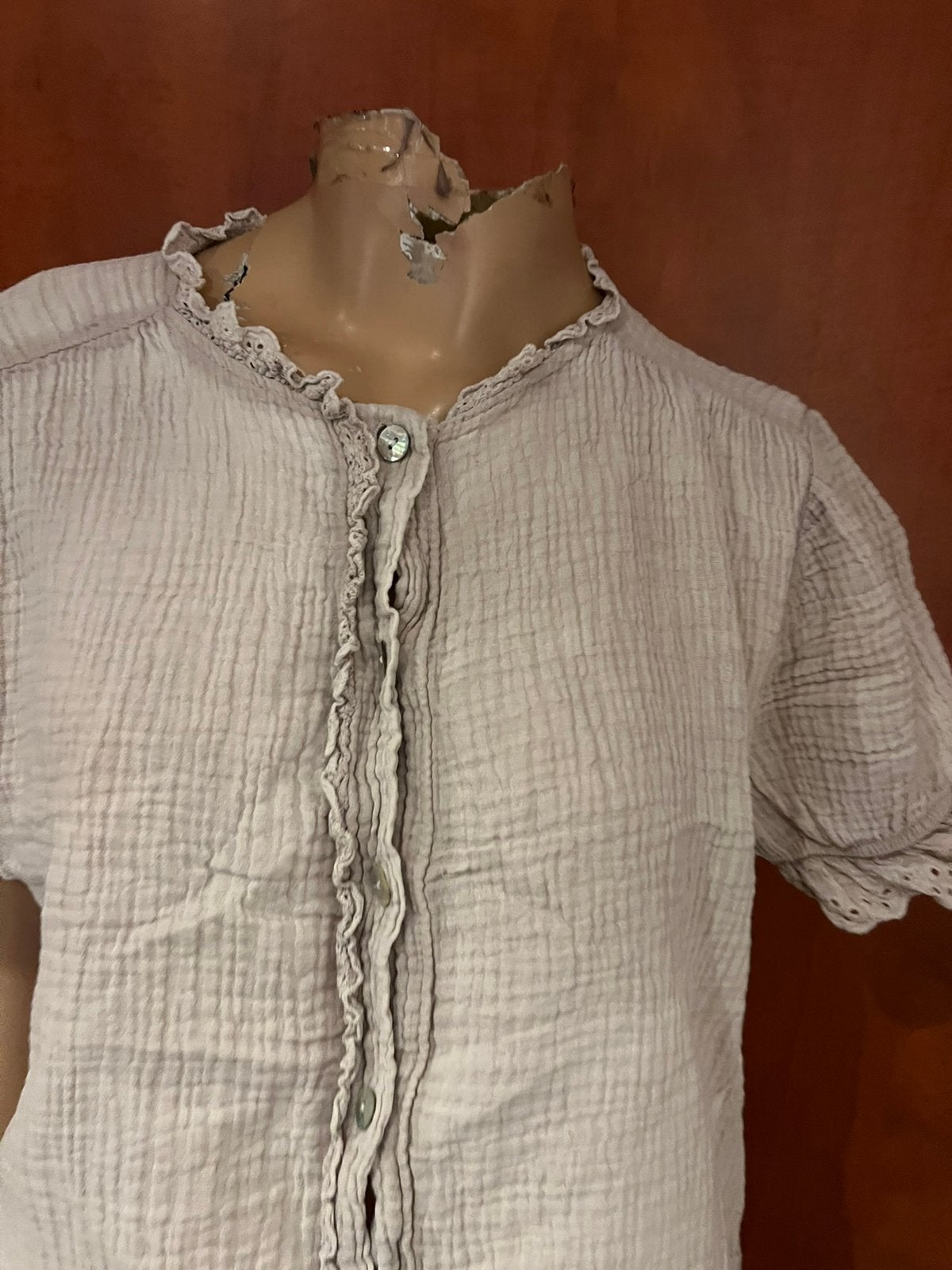 Ambika blouse maat m zgan, Maat 38/40 (M), F, Beige, R