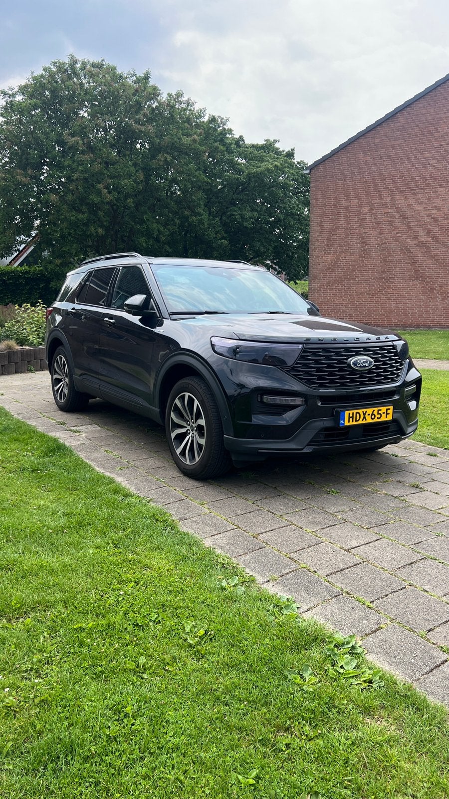 Ford Explorer 3.0 V6 Ecoboost Phev 457pk LEASE OVERNAME, Automaat, 2441 kg, Zwart, Plug-in hybride