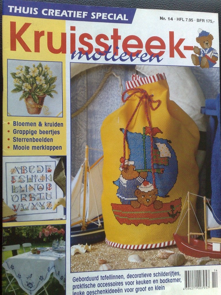 Thuis creatief special kruissteek motieven nr. 14, Verzenden, Zo goed als nieuw, Patroon