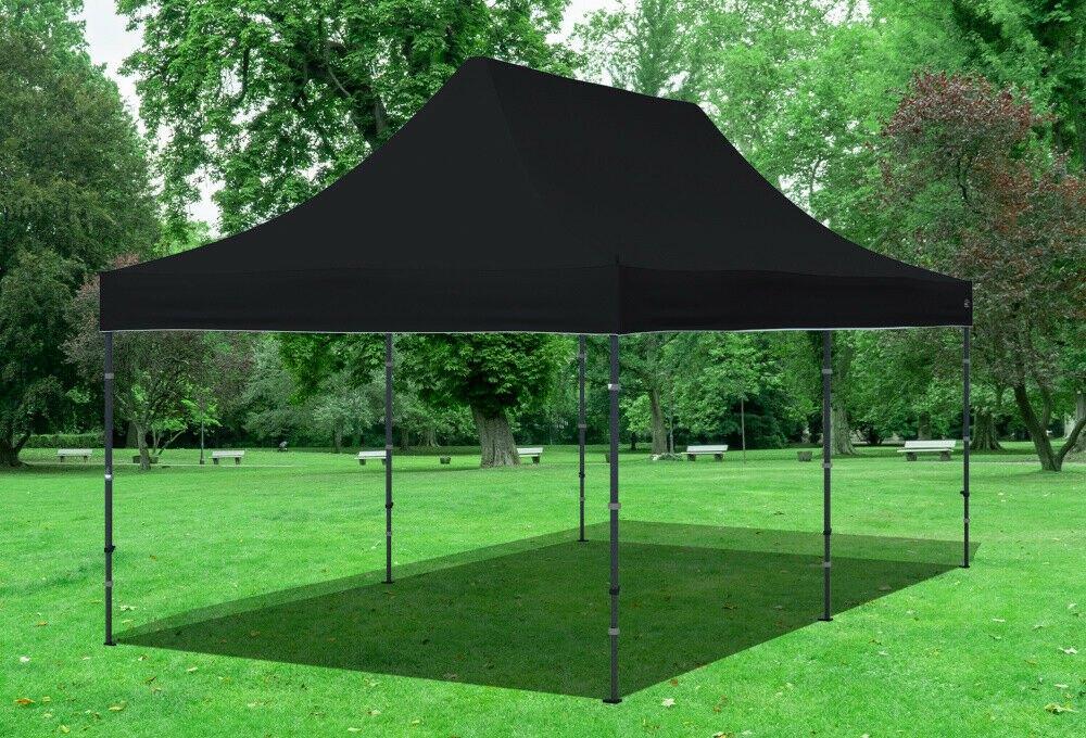 Stalen Vouwtent Easy-Up-Tent. Pop-Up Tent. 3x6m. Zwart., Ophalen of Verzenden, Nieuw, 5 tot 8 meter, Opvouwbaar