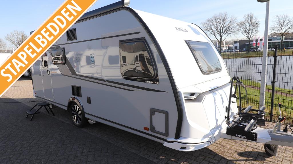 Knaus Sudwind 60 Years 540 FDK BOMVOL Luifel Mover Airco Fdr, Caravans en Kamperen, Caravans, Overige typen, Bedrijf, Schokbreker