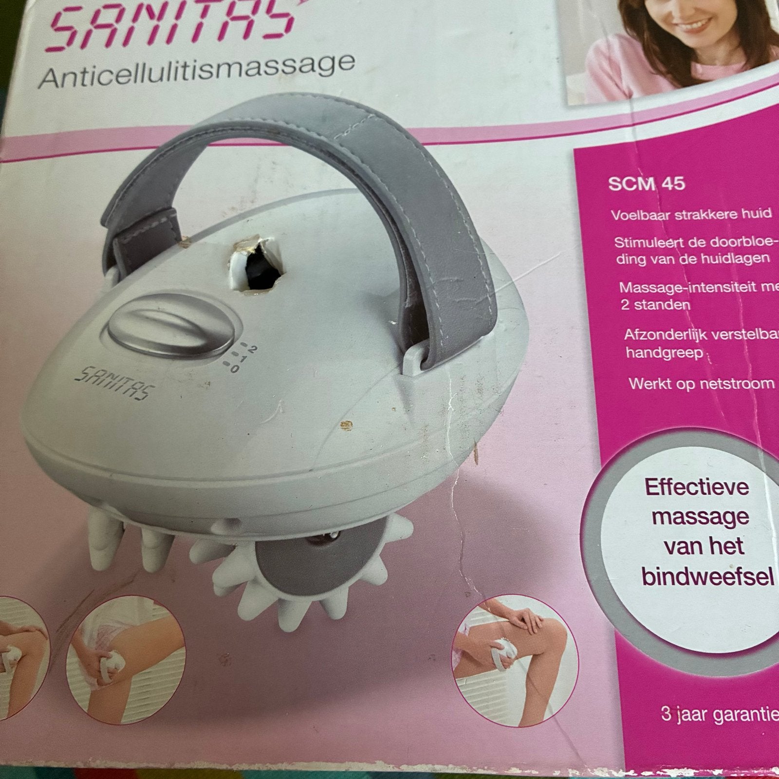 Sanitas SCM 45 Anti-cellulitis massageapparaat, Ophalen, Nieuw, Overige typen