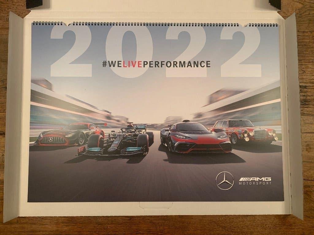 Zeer grote kalender Mercedes-Benz 2022 nieuw, Ophalen of Verzenden, Maandkalender, Nieuw