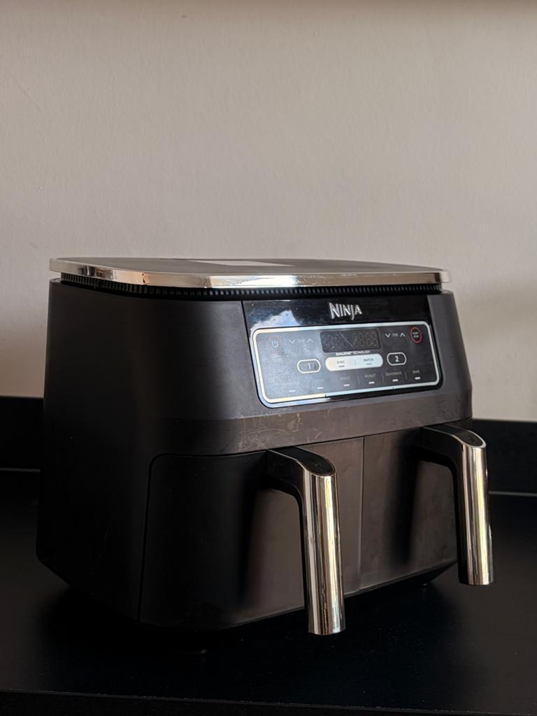 NINJA AF300EU Dual Zone Airfryer - 7,6L - 2470W, Witgoed en Apparatuur, Airfryers, Ophalen, Zo goed als nieuw, Airfryer XL, 1500 gram of meer