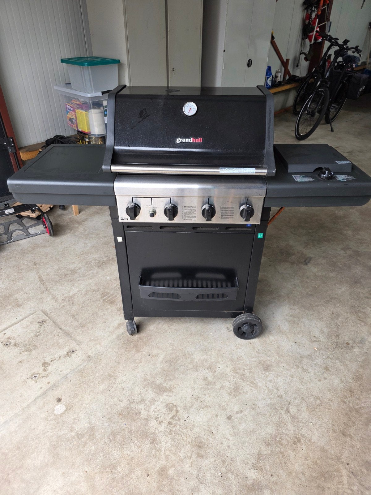 Grandhall gasbarbecue - Piezo-ontsteking defect, Ophalen, Gebruikt, Grandhall