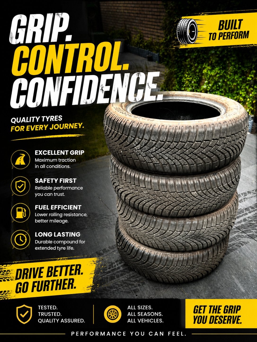 Set of winter tyres, Ophalen, Zo goed als nieuw