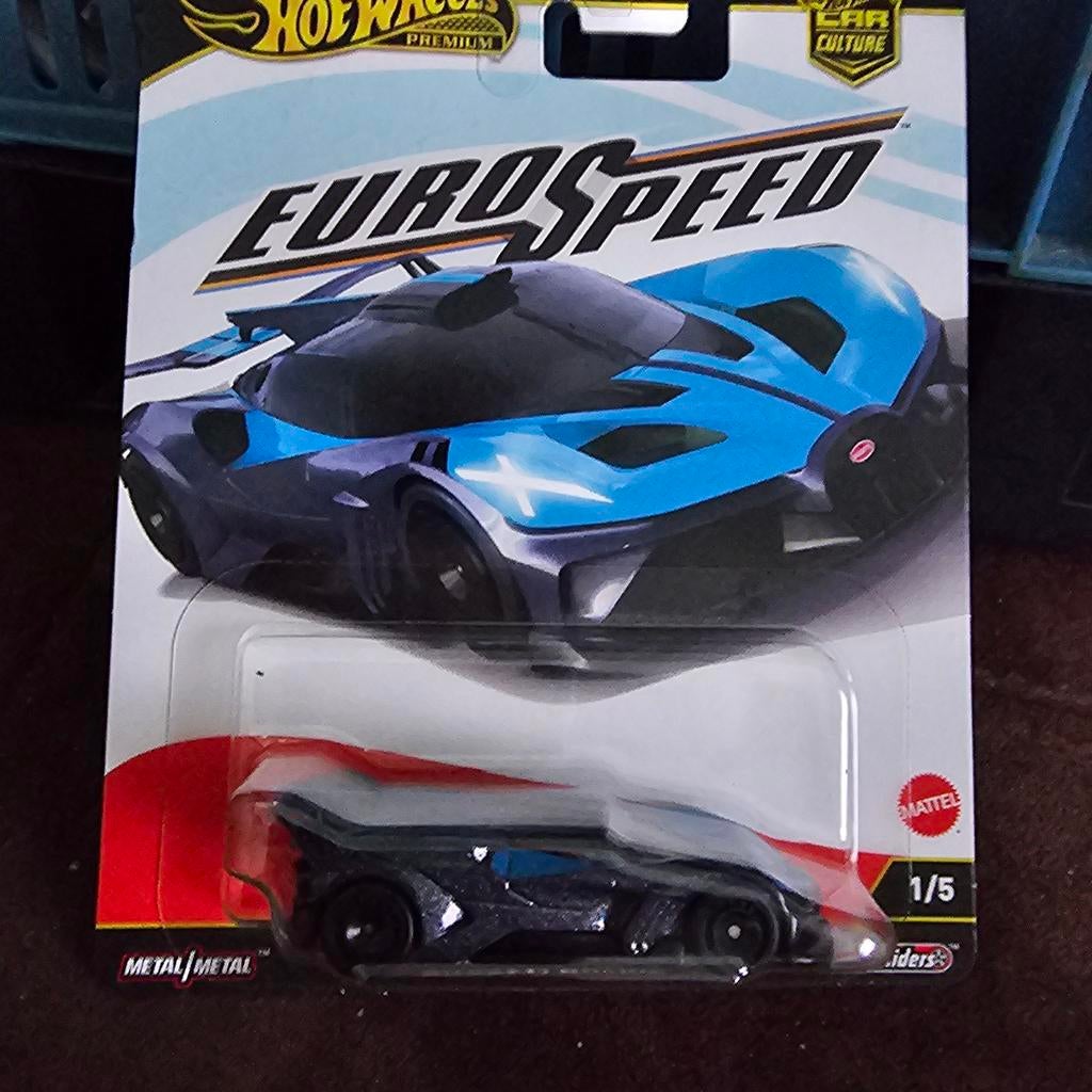 Hot Wheels Premium Euro Speed Bugatti Bolide 1/5, Nieuw, Ophalen of Verzenden, Service.nl@mattel.com, Mattel