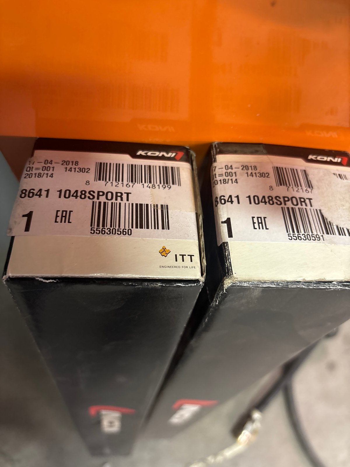 2 Nieuwe Koni Verstelbare Schokbrekers voor Golf 1, Ophalen of Verzenden, Nieuw, Volkswagen